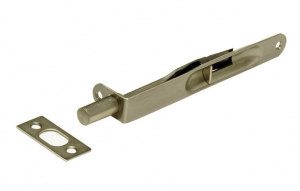 Baldwin 0626.190 Satin Black 6 Flush Bolt