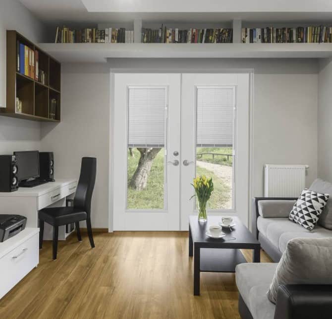 Full Lite Mini Blind French